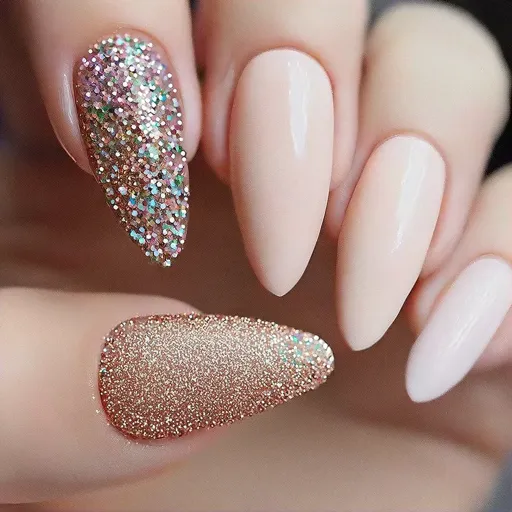 Glitter nail designs hotsell