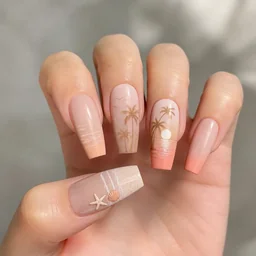 Ombre Beach Theme Look